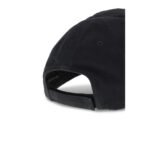 Balenciaga Black Cotton Cap (Baseball Hat) - Image 3