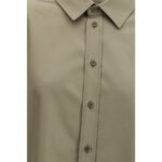 Balenciaga Beige Cotton Dress Shirt - Image 3