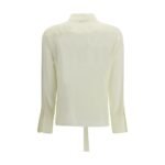 Alexander McQueen Bicolor Silk Blouse - Image 2
