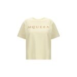 Alexander McQueen Bicolor Cotton T-Shirt