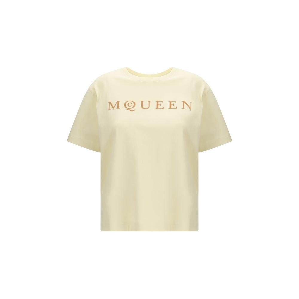 10221325-2.jpeg Alexander McQueen Bicolor Cotton T-Shirt - Image 1