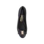 Salvatore Ferragamo Black Calfskin Ballet Flats - Image 4