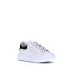 Alexander McQueen White Calf Leather Bos Taurus Platform Sneakers - Image 2