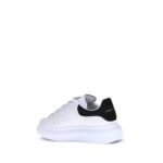 Alexander McQueen White Calf Leather Bos Taurus Platform Sneakers - Image 3