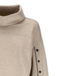 Brunello Cucinelli Beige Cashmere Sweatshirt - Image 4