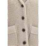 Brunello Cucinelli Beige Cotton Cardigan - Image 3