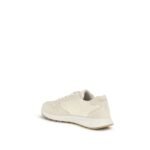 Prada Beige Nylon Low Top Sneakers - Image 3