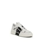 Valentino Garavani White Calf Leather Bos Taurus Low Top Sneakers - Image 2