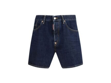 Dsquared² Blue Cotton Bermuda Shorts