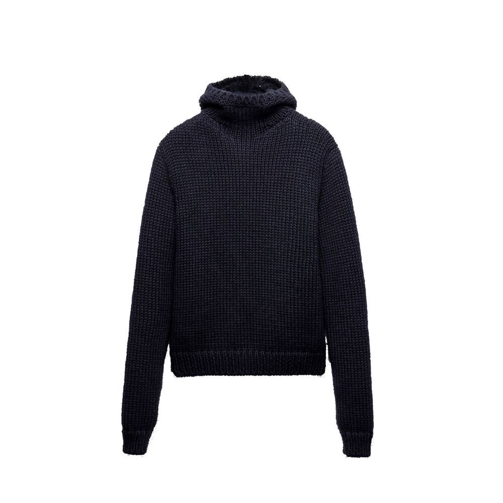 10241103-1.jpeg Prada Blue Wool Sweatshirt - Image 1