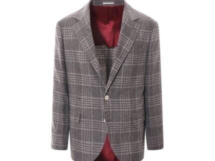 Brunello Cucinelli Gray Cashmere Blazer