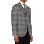 Brunello Cucinelli Gray Cashmere Blazer - Image 2