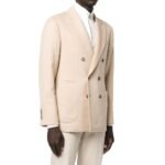 Brunello Cucinelli Beige Wool Coat - Image 2