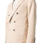 Brunello Cucinelli Beige Wool Coat - Image 4