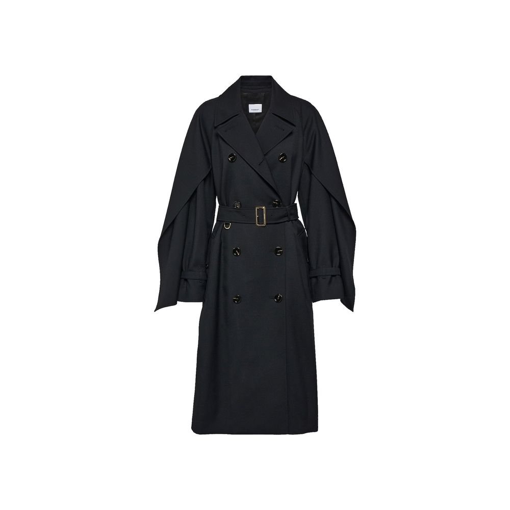 10241204-2.jpeg Burberry Black Polyester Coat - Image 1