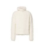 Acne Studios White Alpaca Leather Sweatshirt