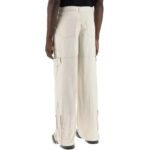 Acne Studios Beige Polyester Cargo Pants - Image 3