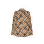 Burberry Brown Cotton Pattern Shirt