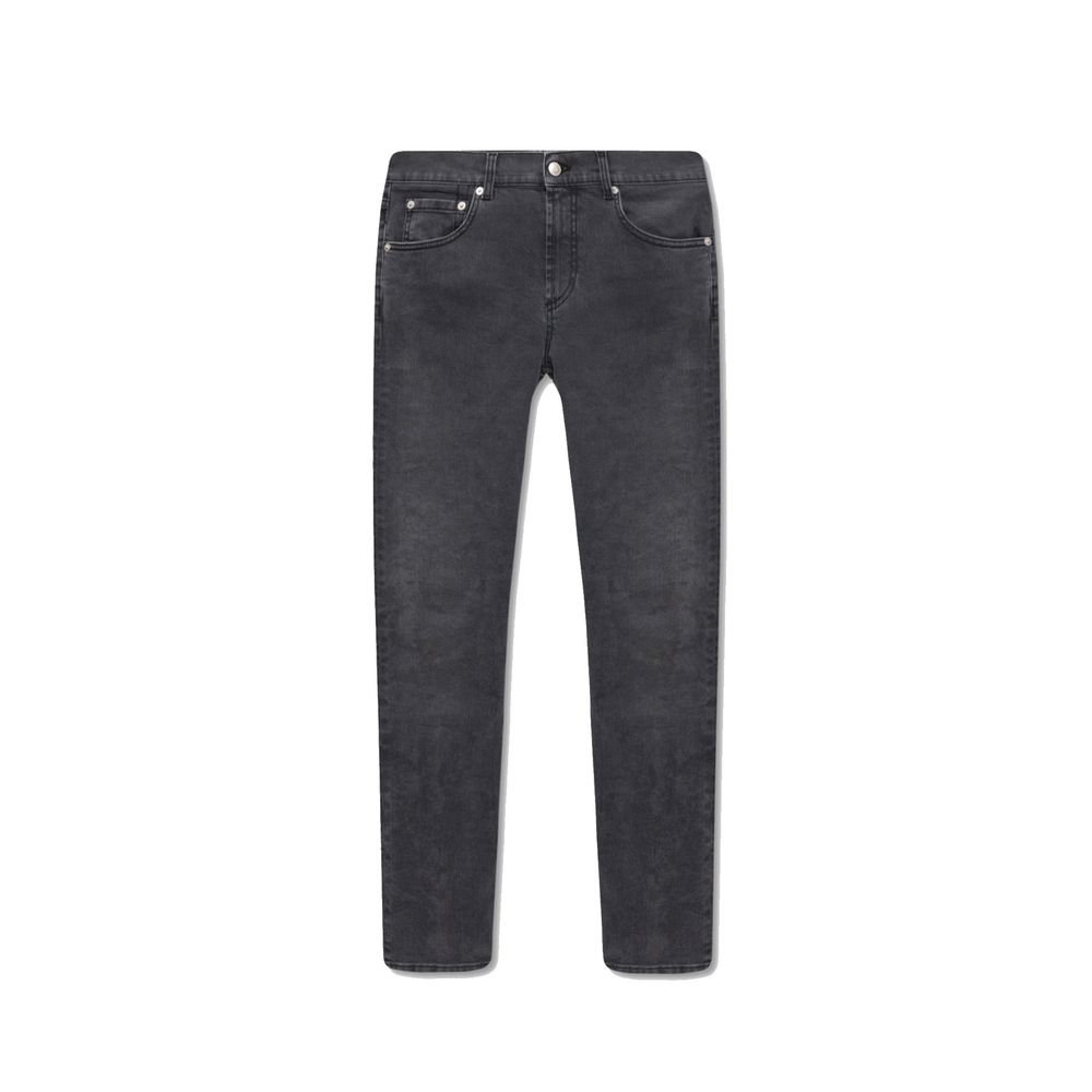 10241585-1.jpeg Alexander McQueen Black Cotton Skinny Jeans - Image 1