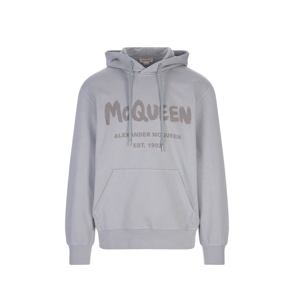 10241595-1.jpeg Alexander McQueen Gray Cotton Sweatshirt - Image 1