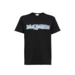 Alexander McQueen Black Cotton T-Shirt