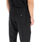 Alexander McQueen Black Cotton Casual Pants - Image 4