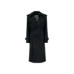Burberry Black Polyester Coat