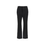 Saint Laurent Black Cotton Casual Pants