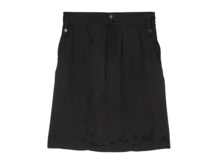 Saint Laurent Black Copper Mini Skirt