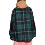 Burberry Bicolor Wool Pattern Shirt - Image 3