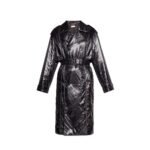 Saint Laurent Black Polyamide Coat
