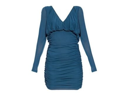 Saint Laurent Blue Copper Casual Dress