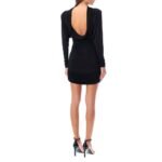 Saint Laurent Black Viscose Casual Dress - Image 3