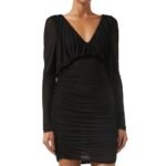 Saint Laurent Black Viscose Cocktail Dress - Image 2