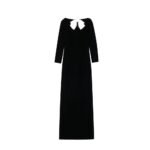 Saint Laurent Black Viscose Casual Dress