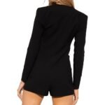 Saint Laurent Black Acetate Jumpsuit - Image 3