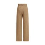 Brunello Cucinelli Brown Cotton Casual Pants - Image 2