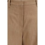 Brunello Cucinelli Brown Cotton Casual Pants - Image 3