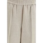 Brunello Cucinelli Beige Linen Casual Pants - Image 3