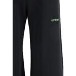 Off-White Black Cotton Casual Pants - Image 3