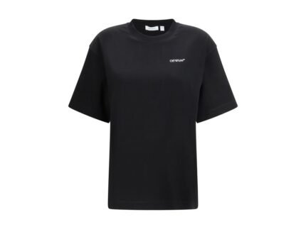 Tricou Off-White Negru din Bumbac