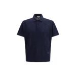 Burberry Blue Wool Polo Shirt