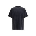Balenciaga Black Cotton T-Shirt