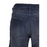 Balenciaga Blue Cotton Flared Jeans - Image 3