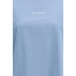 Balenciaga Blue Cotton T-Shirt - Image 3