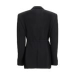 Balenciaga Black Wool Jackets And Coat - Image 2