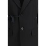 Balenciaga Black Wool Jackets And Coat - Image 3