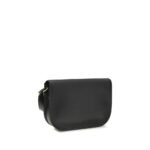 Valentino Garavani Black Calf Leather Bos Taurus Shoulder Bag - Image 3