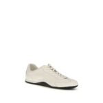 Gucci White Calf Leather Bos Taurus Low Top Sneakers - Image 2