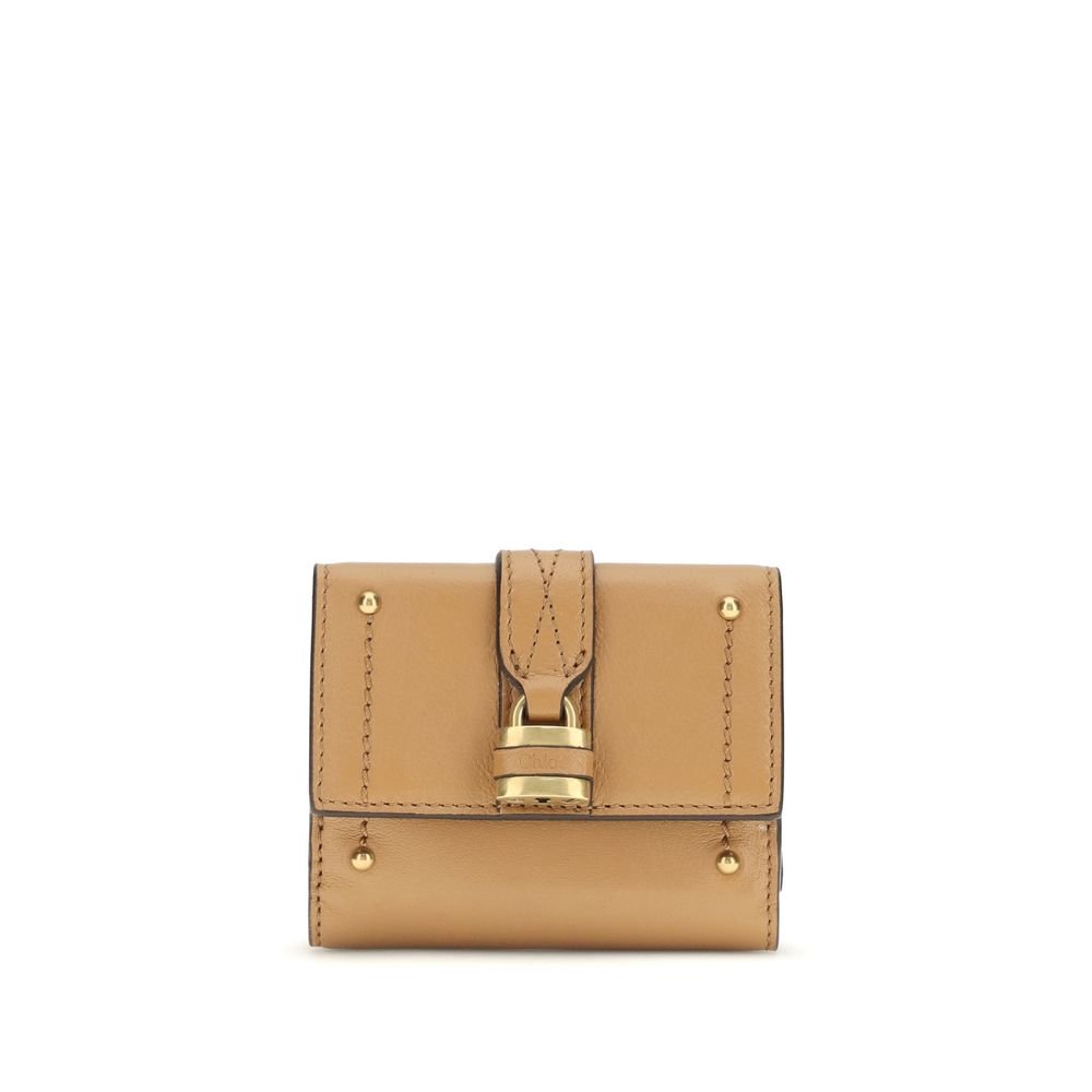 10247129-2.jpeg Chloé Beige Lamb Ovis Aries Aries Wallet - Image 1